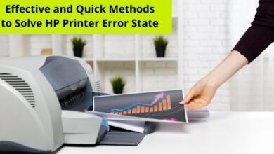 HP Printer Error State