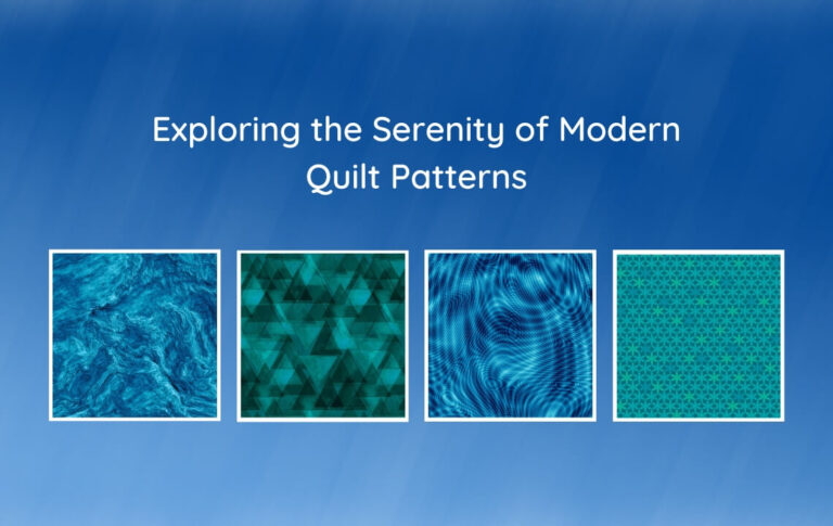 Exploring the Serenity of Modern Quilt Patterns